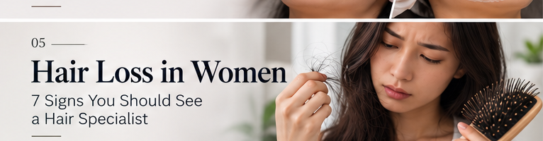 Hair Loss in Women: 7 Signs You Should See a Hair Specialist