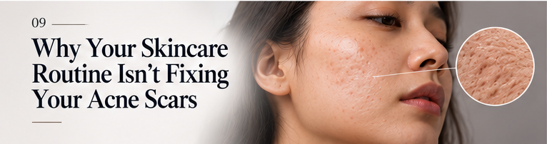 Why Your Skincare Routine Isn’t Fixing Your Acne Scars